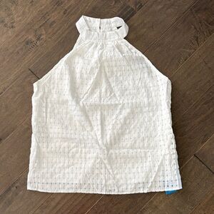 Cupshe White Halter Tank Top